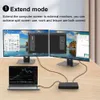 Estação de laptop Placking Station Universal 5K USBC Dual 4K Display USB 3.0 Video Gigabit Ethernet HDMIPORT/DisplayPort para Windows Mac OS