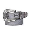Mode lisse Bb ceinture pour hommes femmes designer ceintures solide rouge noir blanc gris ceinture pour cadeau