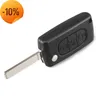 Novo para os botões Citroen Key 3 Flip Smart Car Key para Citroen C2 C3 C4 C5 C6 C8 CHEGAS DE REMOTO DE CAR