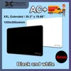 パッド1000x500x4mm xxl拡張 / 39.3 "x 19.68" xraypad aquaコントロール+ブラックまたはホワイトバージョンゲームマウスパッド