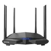Routrar Tenda AC1200 Dual Band WiFi Router High Speed ​​Wireless Internet Router med Smart App Mumimo för Home AC6 Black