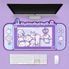 Коврики DATA FROG Большой коврик для мыши kawaii Mouse Trap Gamer Pink Cartoon Keyboard Настольный коврик 80*40 см Коврик для запястий Аксессуары для геймпада