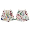 Shorts pour hommes Designer Short Mode Vêtements décontractés Shorts de plage Rhude Fleur de cajou tricoté correctement aligné Jacquard Morant Même style Ins Ameri Chaleur