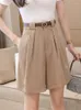 Shorts pour femmes femmes été décontracté 2023 mode Style coréen Streetwear tout match ample taille haute dames pantalons courts sur mesure