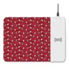 Descansa mouse pad rápido 5w 10w qi carregamento sem fio mousepad tapete de jogos universal para iphone samsung huawei xiaomi