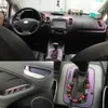 Auto-Styling 3D/5D Carbon Faser Auto Interior Center Konsole Farbe Ändern Form Aufkleber Aufkleber Für Kia K3 20113-2018