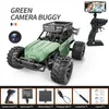 2.4g de alta velocidade RC Car WiFi FPV 1080p HD App App Controle remoto Drift escalada Vídeo de caminhões off-road Toys for Kids