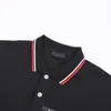 Polos da uomo plus tees polo rotondo ricamato e stampato in stile polare usura estiva con strade polo di cotone puro tn 23s w2