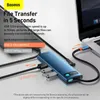 Станции Baseus Dock Station USB для типа C Адаптер HDMICApatible USB 3.0 Hub SD TF Reader PD 100W USB C Hub для MacBook Pro Air Hub