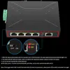 Переключатели DIN RAIL TYPE 5PORT 100M промышленного сетевого переключателя RJ45 Hub Internet Splitter Splitt