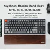 Combos Mechaniczna klawiatura Keyboard Ręcznie pulpit Walnut z litym drewnem oryginalny krojony nadgarstek Odpowiednie dla K2 K3 K4 K6 K8 C1 C2 Palm