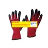 Autres fournitures de jardin Autres fournitures de jardin Gants d'assurance du travail 13 broches fil rouge froissé Nylon noir Latex trempé résistant à l'usure