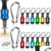 Keychains Lanyards 12st 1/4 tum Hex Shank skruvmejsel Bithållare Keychain Extension Bar Portable Fast Change Holder Set Drop de Dhwef