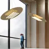 Lampes suspendues Vintage Led Gold Light Hanging Lampe en carton turc Lustre Suspension Lustres Plafond