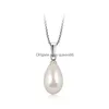 Hänghalsband ly charmiga smycken tillbehör vintage simated pärla kvinna halsband färg vit kan dropshi drop leverans juvelr dhnwr