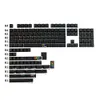 Combos Gmk Midnight Rainbow KeyCap Zwart kleur lettertype Cherry Profile PBT KeyCap 142 toetsen voor GH60 GK61X GK64X Mechanisch toetsenbord