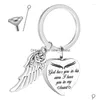 Porte-clés Longes Drôle Ailes D'ange Coeur Urne Pendentif Cendres Porte-clés En Acier Inoxydable Accessoires De Haute Qualité Drop Delivery Fashio Dhd2F