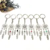 Keychains Lanyards Dreamcatcher Metal Keyring Fashion Tassel Keychain Pendant Car Bag Decoration Key Chain Drop Delivery Accessorie DH7PA