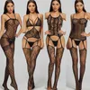 28% OFF Ribbon Factory Store Transparent open fishing net for women's provocative and sexy hot mesh underwear through stockings