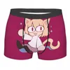 Underpants anime tsukihime neco arc cute masculino macho sexy boxer personalizado shorts calcinha de calcinha respirável