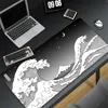 Rests Master of The Devil Mouse Pad Black and White Dragon Gaming Keyboard Rubber Pad on The Table Desk Mat Anime Mouse Mat Pc Rug