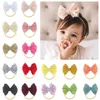 Solid Color Bowknot Baby Girl Headband Infant Elastic Nylon Hair Bands Newborn Infant Kid Diy Accessories Birthday Gift