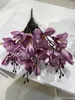 Fleurs décoratives arrivée 5 fourchette Magnolia Bouquet soie artificielle mariage fête de noël décoration de la maison fausse fleur
