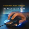 Fareler kablolu fare oyuncusu 7200 dpi optik 6 düğme usb parlayan oyun faresi RGB arka ışıkla Sessiz Fare Dizüstü bilgisayar PC Gamer