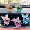 New Air Freshener Air Conditioner Outlet Clip Fragrance Natural Smell Butterfly Car Perfume Decoration Auto Accessories