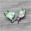 Pins Broschen K99 Cartoon Alien Lustige Metall Emaille Pins Und für Rucksack/Tasche Abzeichen Denim Brosche Kragen Schmuck 1 stücke Drop Lieferung Dhbtp