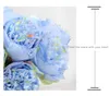Decorative Flowers Artificial Silk Peony Bouquet For Wedding Decor Bride Hand Blooming Fake DIY Home Decoration
