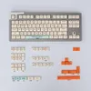 Tillbehör GMK plast 134 Keys färgämnen PBT KeyCap XDA -profil Engelsk anpassad personlighetstangent för mekaniskt tangentbordsspel 61/64/68