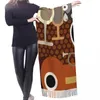 Halsdukar Joyful Noise Music Instrument Scarf Winter Long Large Tassel Soft Wrap Pashmina