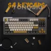 COMBOS SA MG WHITE KEYCAPSダブルショットキーキャップSAプロファイル172 ISO付きキーメカニカルキーボードHHKB EUのための7Uスペースバーを入力