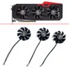 パッド3PCS新しい冷却ファンIgame Geforce RTX 2070 Ultra OC for Colorful RTX 2070 Ultra OC Graphics Card Fan 75mm 4Pin GPUファン