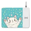 Descansa mouse pad rápido 5w 10w qi carregamento sem fio mousepad tapete de jogos universal para iphone samsung huawei xiaomi