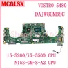 Scheda madre DAJW8GMB8C1 I55200U/I75500U CPU N15SGMSA2 GPU Notebook Mainboard per Dell Vostro 5480 V5480 Laptop Motherboard