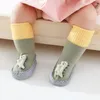 First Walkers Baby Non Slip Leather Sock Shoes Child Booties Born baby Peuter Girl Boy Spring Cotton Crib Educational Walker