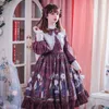 Casual Dresses Lolita Dress Elegant Kawaii Animal Printing Vintage Party Gothic 2023 Japanese Harajuku Cosplay Op