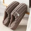 Slippers Home For Men Winter Furry Short Plush Man Non Slip Bedroom Indoor Couple Soft House Male