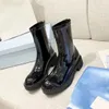 2023 Designer Frauen Stiefel Monolith Martin Boot Military Wüste Luxus Schwarz Weiß Dame Outdoor Winter Leder Flache Plattform Schuhe Mode Top Qualität