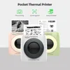 Skrivare Paperang P2 Pocket Printer 300DPI Bluetooth trådlös skrivare Portable Thermal Printer för foto Bildkvittoetikettklistermärke