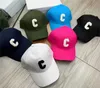 Caps de bola Designer unissex Hats Women Hat Hat Spring Summer Men Outdoor Sport Baseball Cap letra C Fashion Luxury Casual Ajustável Design Swk2