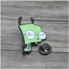 PINS Broşes K99 Karikatür Uzaylı Komik Metal Emaye Pimleri Ve Sırt Çantası/Çanta Rozeti Denim Broş Yaka Takı 1 PCS DRAP TESLİMİ DHBTP