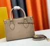 stylisheendibags 7A Genuine Leather designer bag Onthego Tote Bag Sunrise Pastel Monograms Tie Dye Handbags Luxury Summer Multicolor Shopping Cross Body