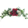 Fleurs décoratives belle guirlande artificielle porte seuil fleur mariage maison salon fête pendentif décoration murale guirlande de noël