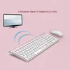 Combos Wireless Keyboard en Mouse Suite USA / FR (Azerty) Pink Toetsenbord is geschikt voor Mac Windows Unix System USB -plug and Play