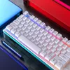 Combos Filaire Gamer Clavier Souris Ensembles USB Clavier Filaire 104 Keycaps Mixte RVB Rétro-Éclairé Clavier De Jeu 3200DPI Souris Filaire pour Noteboo