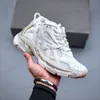 med box designers löpare 7 vintage kvinnor män casual skor paris löpare sneaker 7.0 tränare svart vit rosa blå begravning dekonstruktion sneakers jogging vandring