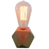 Lampy stołowe Woerfu 220V Vintage Industrial Wooden Edison Bulb Lampa Podstawa nocna stolik nocny